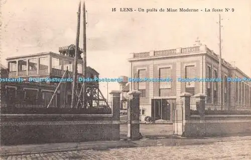 R266520 LENS 16 Un puits de Mine Moderne La fosse No 9 Edition Fauchois Bethune