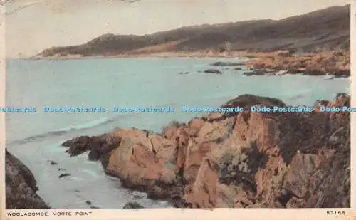 R266531 Woolacombe Morte Point 53166 Photogravure Velvet Finish Photochrom Co LT