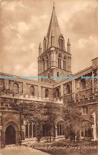 R264744 Oxford Christ Church Cathedral Turm und Kreuzgang F Frith Nr 57307