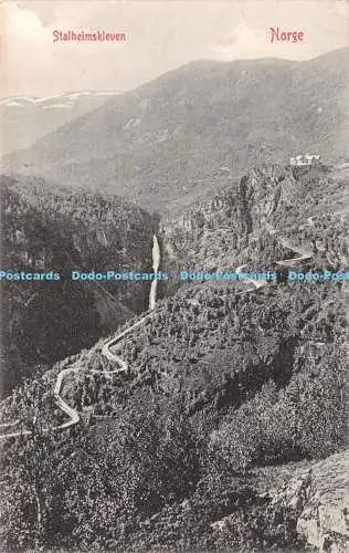 R264800 Norge Stalheimskleven Mittet 772 Postkarte