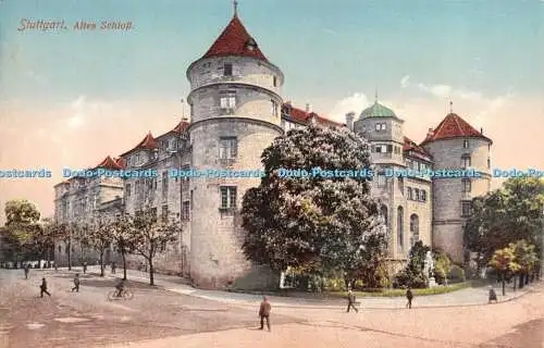 R266968 Stuttgart Altes Schloss Nach Photographie von Ludwig Schaller Stuttgart
