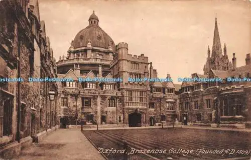 R267167 Oxford Brasenose College gegründet A D 1509 Friths Serie Nr. 26884