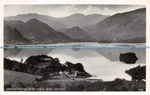 R267260 Derwentwater from Castle Head Keswick Abraham RP