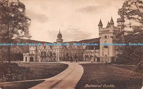 R265632 Balmoral Castle 74881 J V Valentines Series Post Card 1921