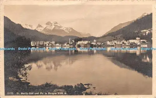 R265725 St Moritz Bad und Piz la Margna 3163 m 15123 1909