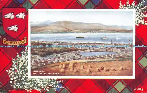 R265891 Greenock and Tail of the Bank Robertson A1745 Valentine and Sons LTD Art