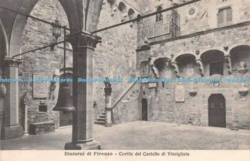 R267741 Dintorni di Firenze Cortile del Castello di Vincigliata STA 64790