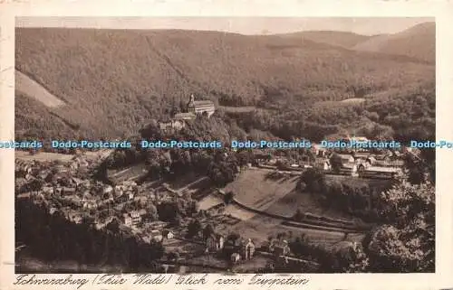 R267861 Schwarzburg Thur Wald Blick vom Trippstein E8047R A Bernhardt 1931