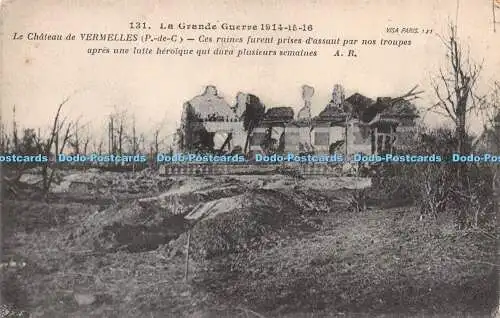 R266121 La Grande Guerre 1914 15 16 131 A R Visum Paris 131 Impr Edia Versailles