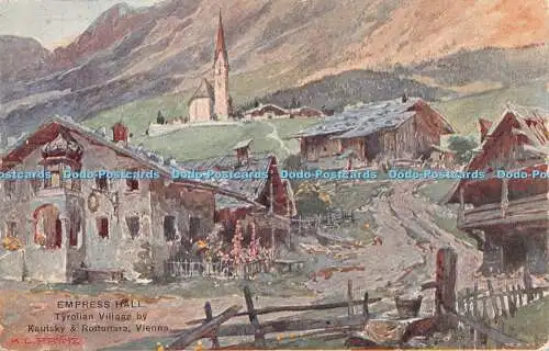 R267969 Kaiserinsaal Tiroler Dorf von Kautsky und Rottonara Wien K L Prinz