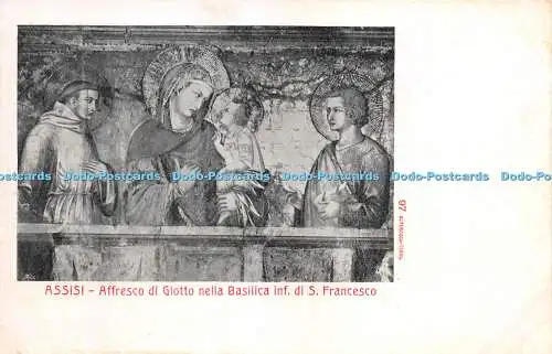 R268230 97 Alterocca Terni Assis Affresco di Giotto nella Basilica inf di S Fran