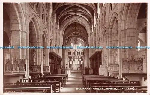 R268376 Buckfast Abbey Church Interior RP 1946