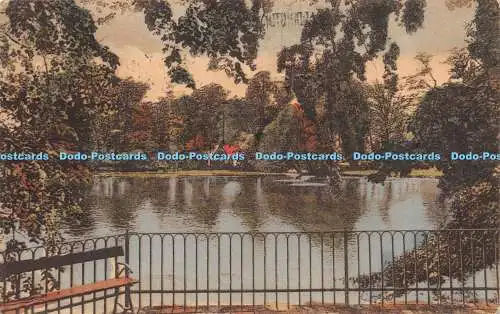 R268561 Teplitz Schönau Teich Partie im Schlossgarten VI6304 S L T 1908