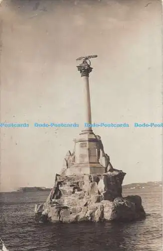 R271026 Statue unbekannter Ort alte Fotografie Postkarte