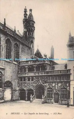 R271173 9 Brügge la Chapelle du Saint Sang ND Phot
