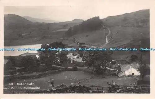 R268943 611 Watendlath und Weg zum Rosthwaite Abraham