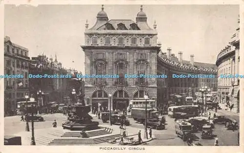 R272739 Piccadilly Circus Raphael Tuck and Sons Tiefdruck Postkarte London Nr 14F