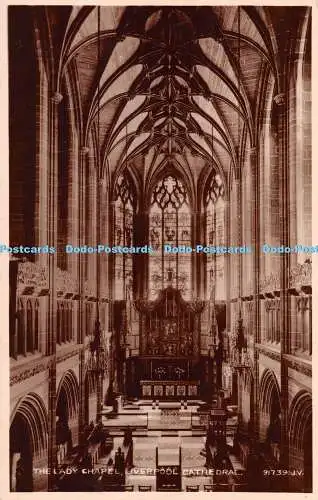 R271417 The Lady Chapel Liverpool Cathedral 91739 Valentines RP
