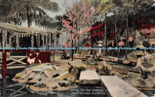 R268982 Spring The Four Seasons Japan British Exhibition 684 Valentines Series