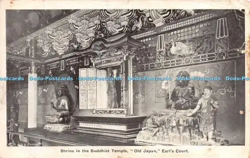 R268983 Sturm- und Poldenschrein im buddhistischen Tempel Old Japan Earls Court The