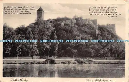 R271524 Halle Saale Burg Giebichenstein Fr Hermann Schulze Nr 104