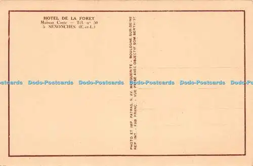 R269109 Patras Hotel de la Foret Maison Coste Senonches E et L Boulogne Sur Sein