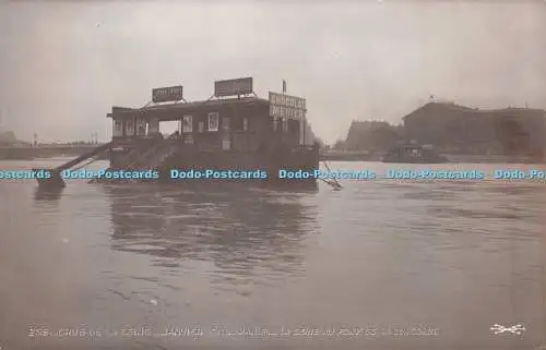 R269143 236 Crue de la Seine Janvier 1910 Paris La Seine au Pont de la Concorde