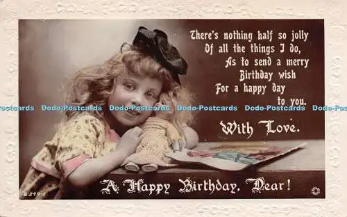 R271609 B 249 1 A Happy Birthday Dear Theres nothing half so jolly of all the th