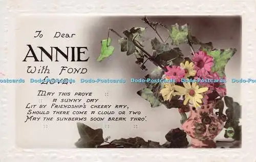 R271625 To Dear Annie With Fond Love Möge sich dies als sonniger Tag erweisen The Regent Publi