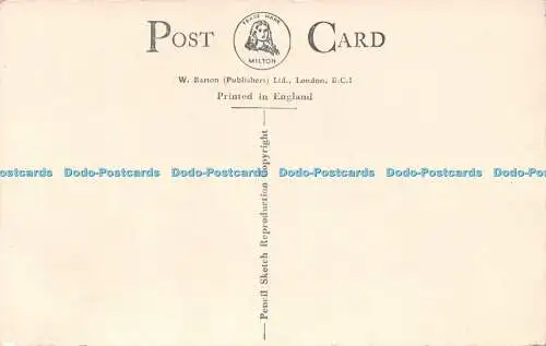 R272944 Staple Inn Holborn Bleistiftskizze Reproduktion W Barton Publishers Ltd Lo