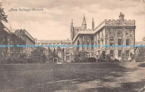 R271655 New College Oxford Valentines Serie 1904