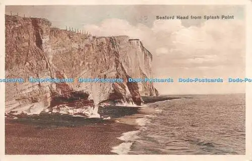R272980 Seaford Head from Splash Point Post Card