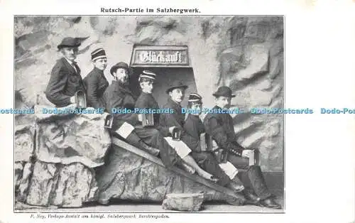R269248 Rutsch Partie im Salzbergwerk P Ney Anstalt am königl German Cave