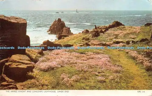R273024 The Armed Knight And Longships Lighthouse Lands End No 114 RP Jarrold Co