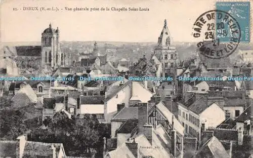 R274682 15 Dreux E et L Vue generale prise de la Chapelle Saint Louis 1927 Fouca