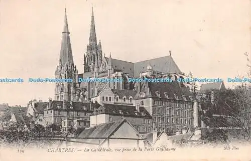 R274702 129 Chartres La Cathedrale vue prise de la Porte Guillaume ND Phot