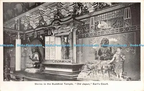 R269461 Sturm- und Poldenschrein im buddhistischen Tempel Old Japan Earls Court 1908