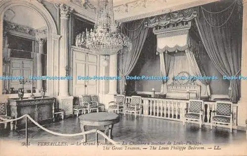 R274753 Versailles The Great Trianon The Louis Philippe Bedroom LL Levy Fils