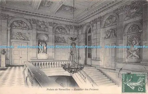 R271894 Palais de Versailles Escalier des Princes Mme Moreau 1908