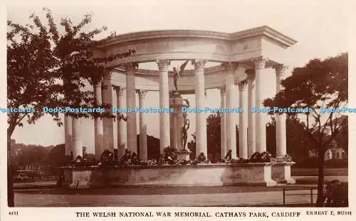 R269498 6111 The Welsh National War Memorial Cathays Park Cardiff Ernest T Bush