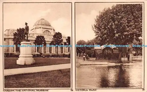 R269601 Cardiff The National Museum 15 Victoria Park 16 Photochrom Multi View