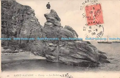 R274906 49 Saint Nazaire Porcay Les Rochers 1906