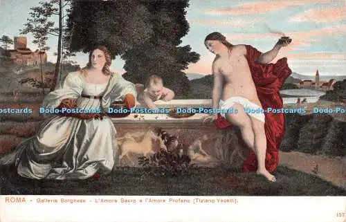 R272048 Galleria Borghese L Amore Sacro e L Amore Profano Tiziano Vecelli 157 G