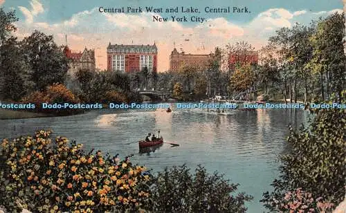 R272072 Central Park West und Lake Central Park New York City The American Art P