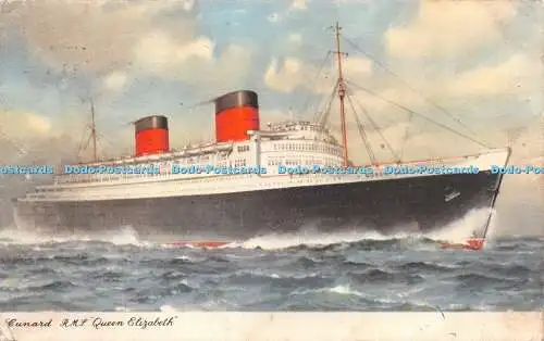 R269671 Cunard R M S Queen Elizabeth 1957 B 1169