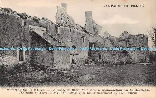 R275009 Campagne de 1914 1917 Bataille de la Marne Die Schlacht von Marne Montceau