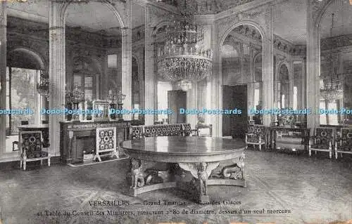 R273449 Versailles Grand Trianon Mon Des Glaces Et Le Table Du Conseil Des Minis