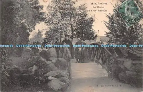 R273503 Rennes Au Thabor Petit Pont Rustique E Mary Rousseliere No 1119 1910