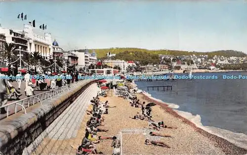 R275112 243 Nice A M La Plage a lheure du bain Henri Renon Les Ibis 1956