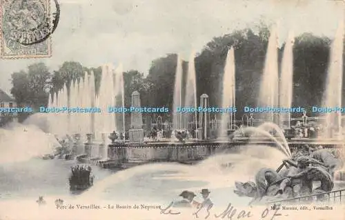 R273559 Parc De Versailles Le Bassin De Neptune Mme Moreau 1907